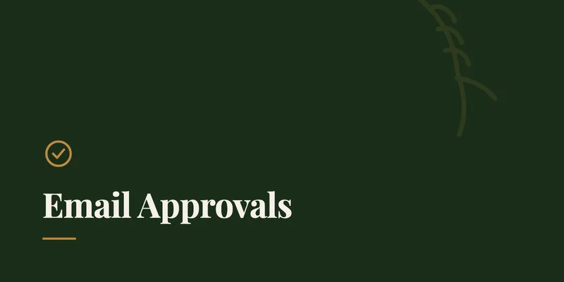 Email Approvals