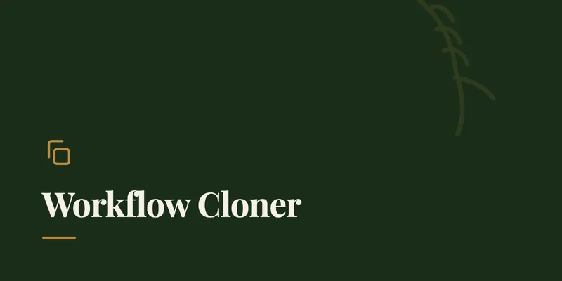 Workflow Cloner